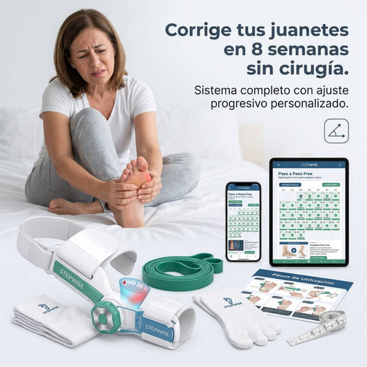 Corrige tus juanetes en 8 semanas sin cirugía, sin dolor y sin que nadie lo note