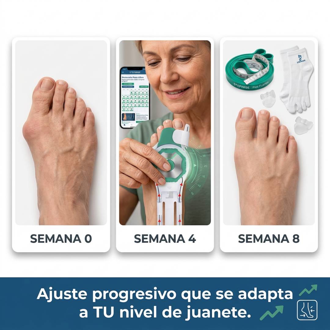 Corrige tus juanetes en 8 semanas sin cirugía, sin dolor y sin que nadie lo note