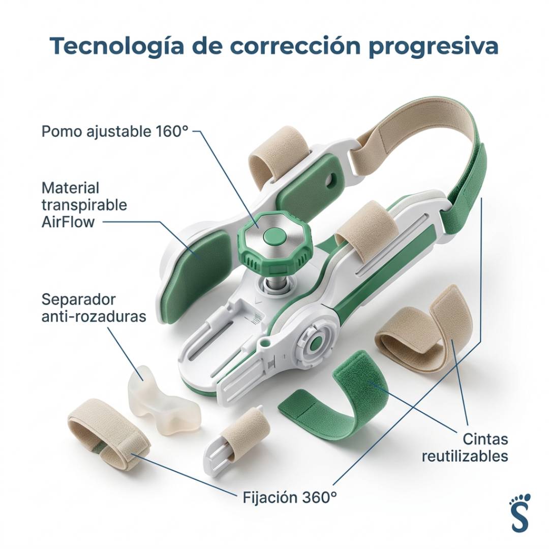 Corrige tus juanetes en 8 semanas sin cirugía, sin dolor y sin que nadie lo note